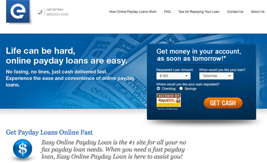 payday loans for rent