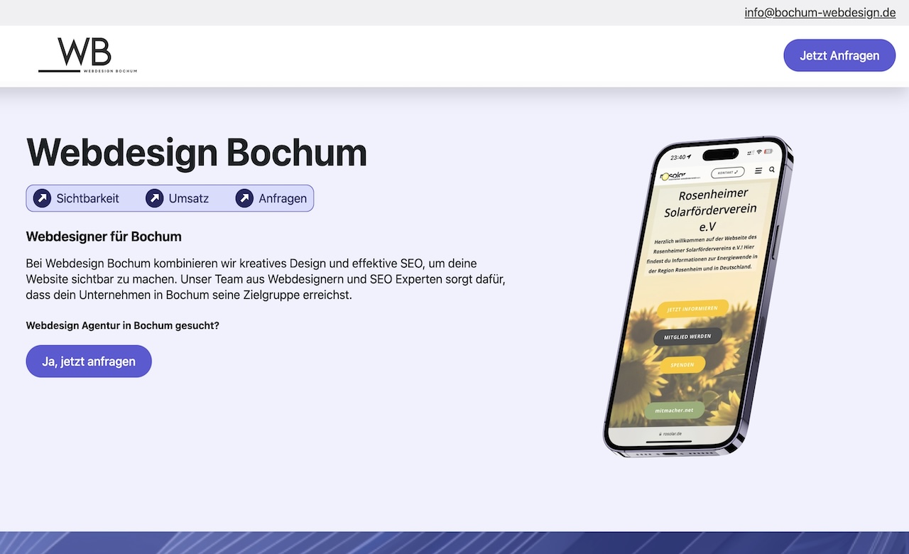 Webdesign Bochum