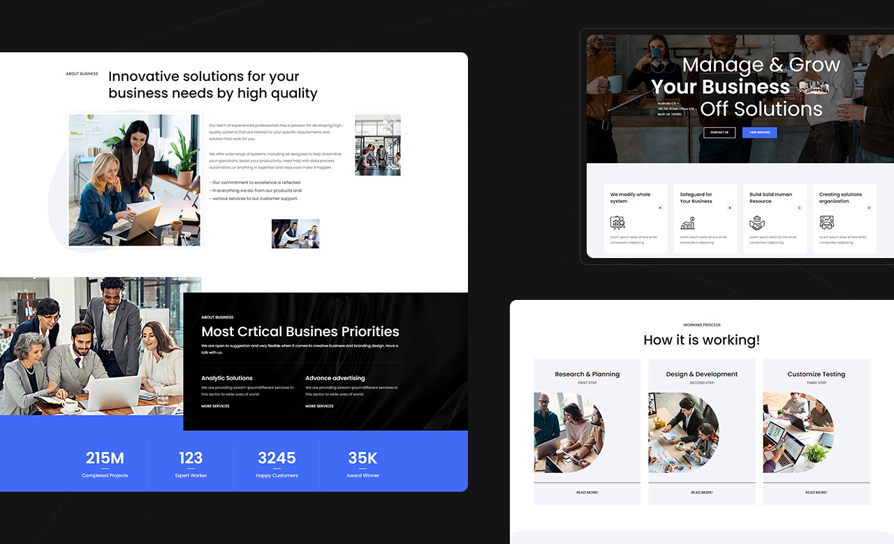 Bismount Consulting Business HTML Template
