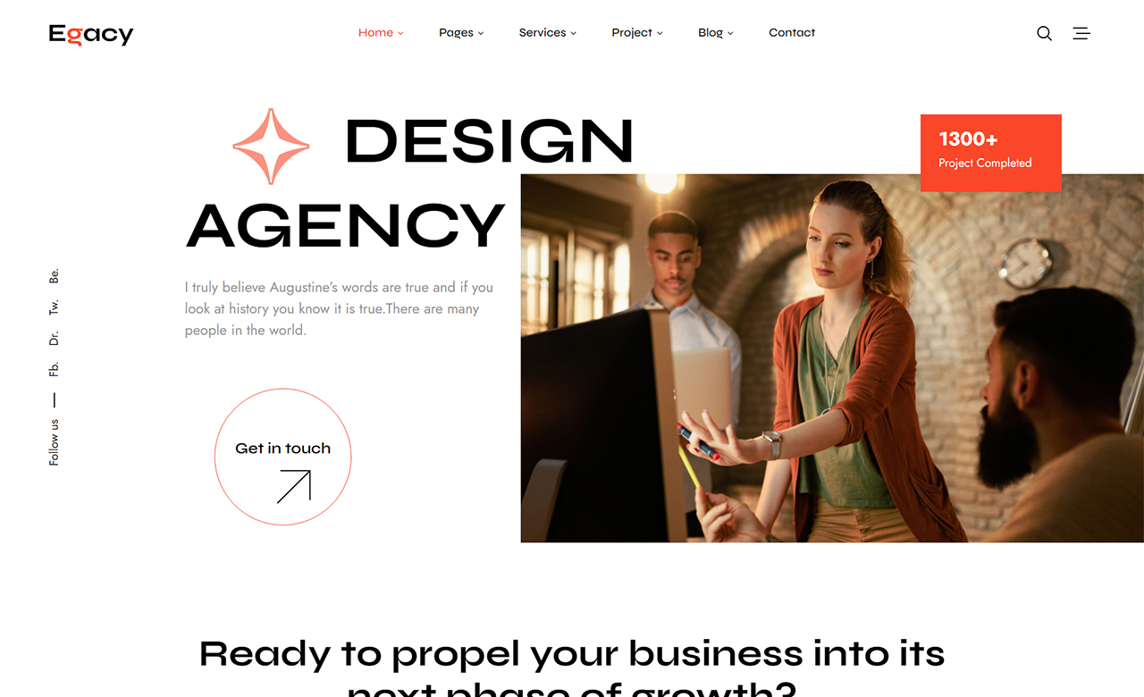 Egacy Agency Portfolio HTML5 Template