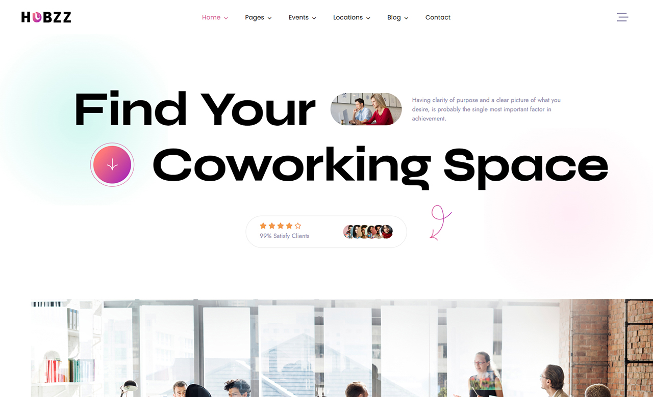 Hobzz Business and Coworking HTML Template