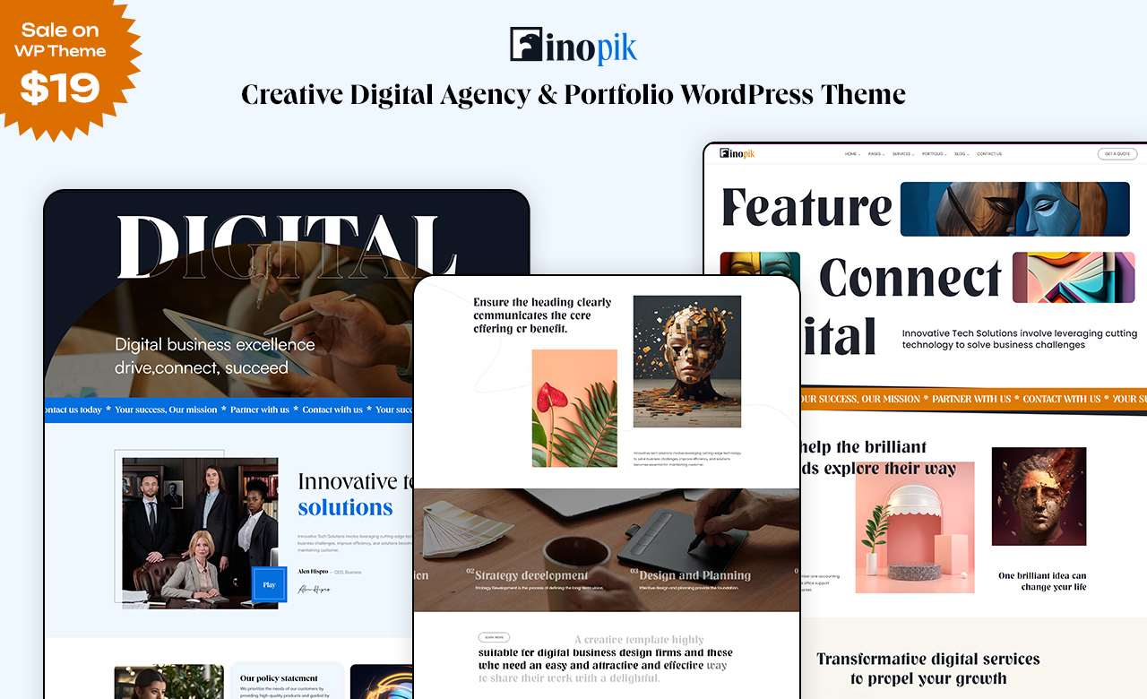 Finopik WordPress Theme 