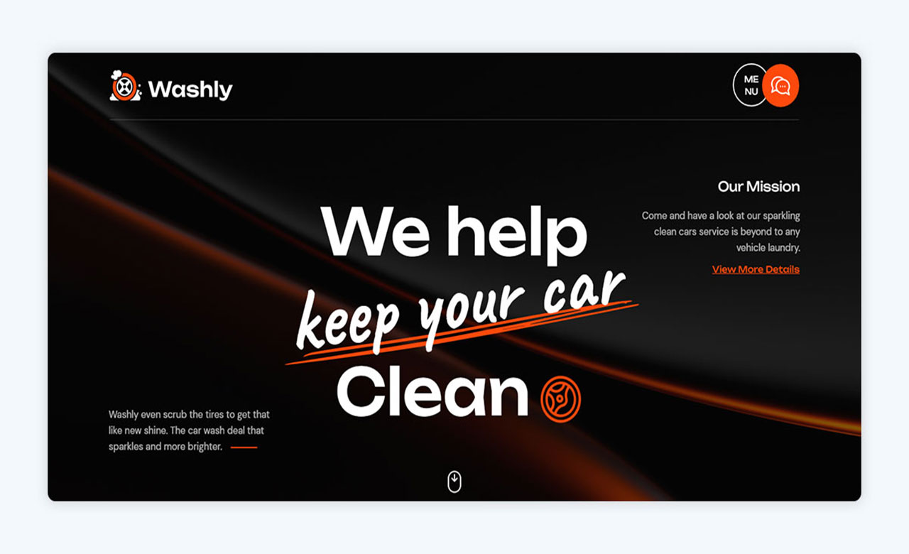 Washly WordPress Theme