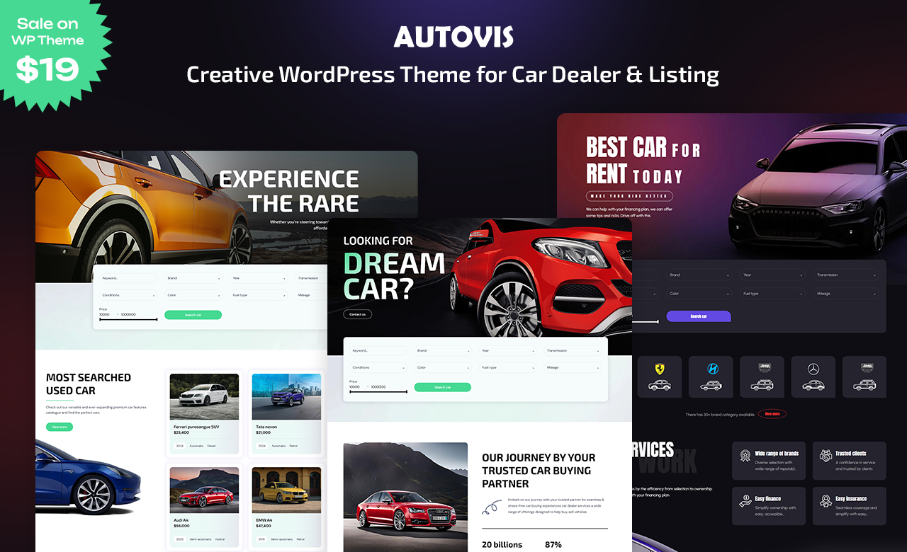 Autovis WordPress Theme 