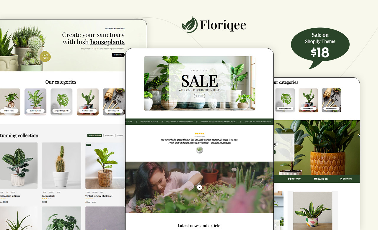 Floriqee Shopify Theme