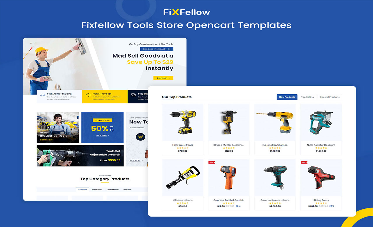 Fixfellow OpenCart Theme