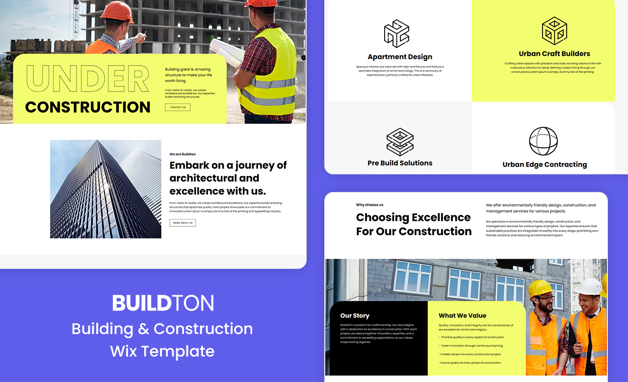 Buildton Wix Template