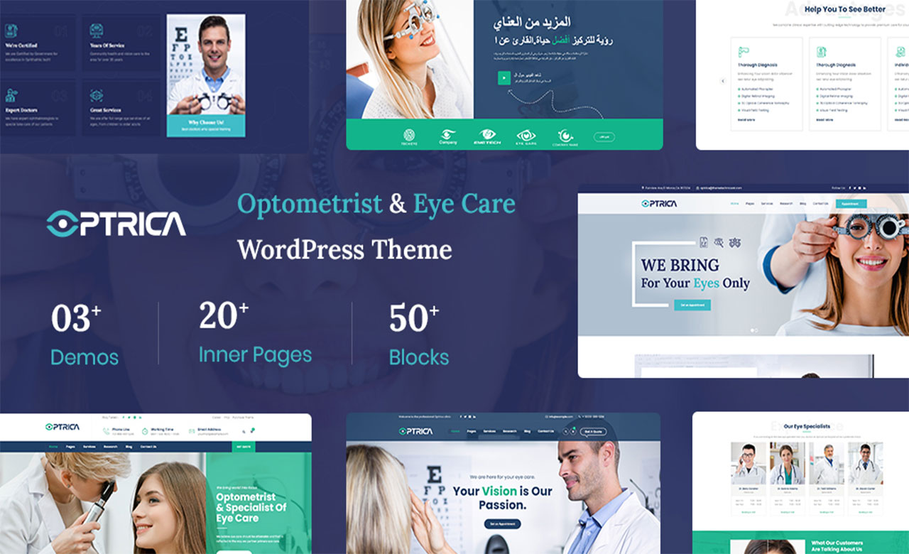 Optrica WordPress Theme 