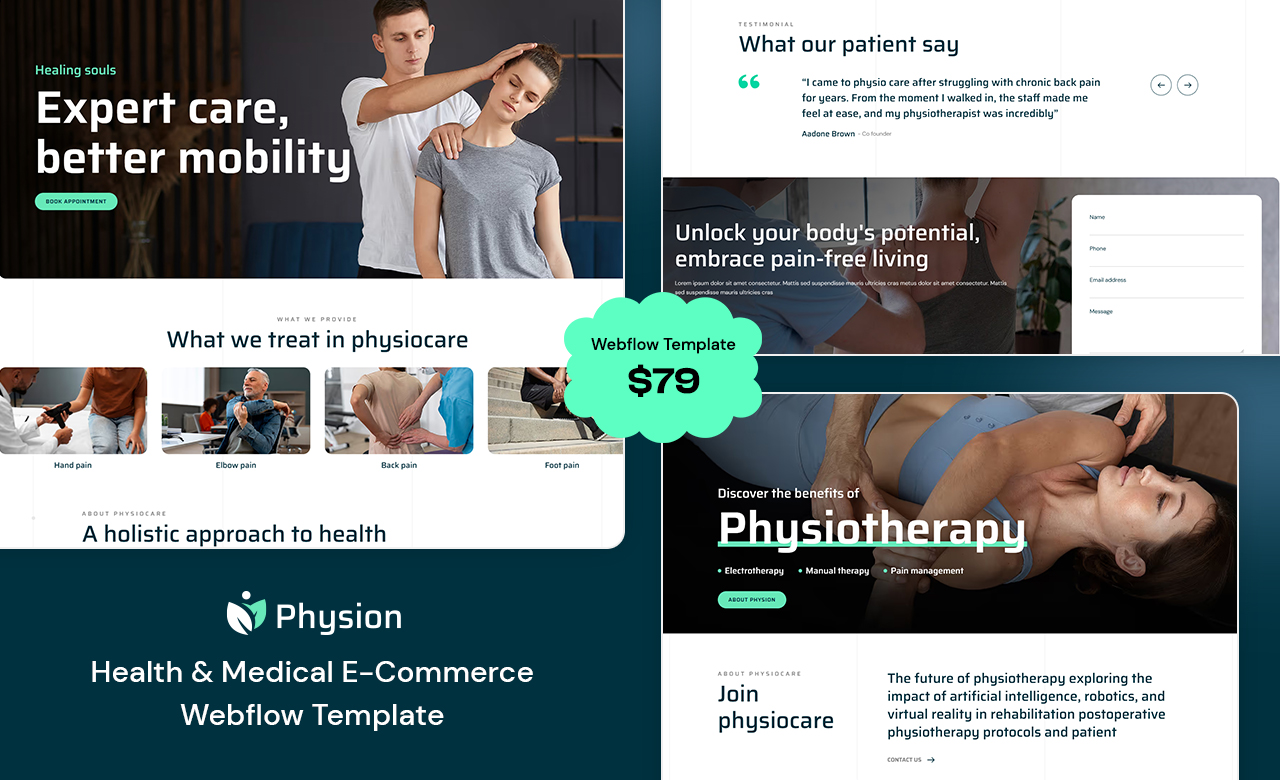 Physion Webflow Template